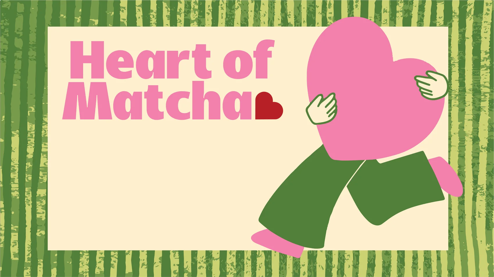 Heart of Matcha matcha packaging and brand identity for the Gulf market by Lircle Creative Studio